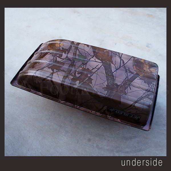 大型ソリ ジェットスレッド ジュニアサイズ ソリ 迷彩 丈夫 頑丈 雪 雪遊び わかさぎ 釣り アウトドア 潮干狩り 災害 救助 作業 調査 狩猟 猟 雪害 除雪 大きい スノーモービル バギー カモフラージュ柄 迷彩柄 Jet Sled Jr Camo