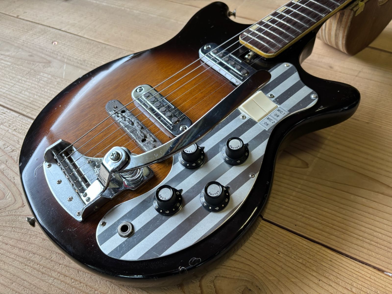 TEISCO MJ-2L テスコエレキギター 60年代ビンテージ 昭和レトロ 加山