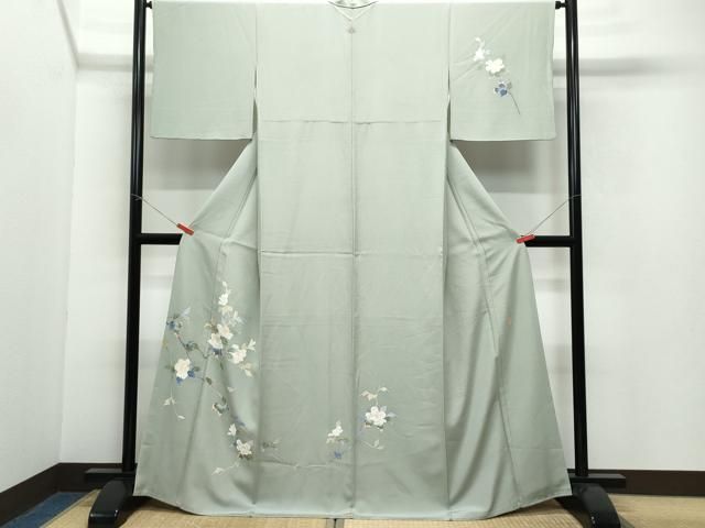 平和屋着物○本加賀友禅作家 南克治 訪問着 枝花文 そごう