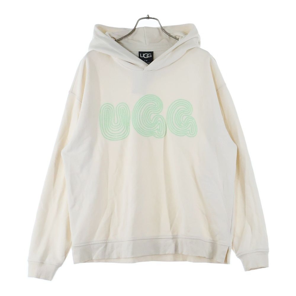 UGG アグ BUBBLE LOGO HOODIE バブル ロゴ プルオーバースウェットパーカー フーディー アイボリー 1154336