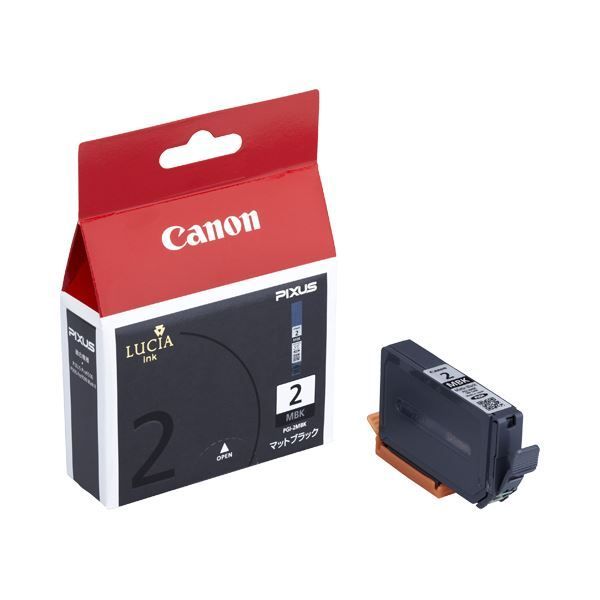 （まとめ） キヤノン Canon インクタンク PGI-2MBK マットブラック 1023B001 1個 