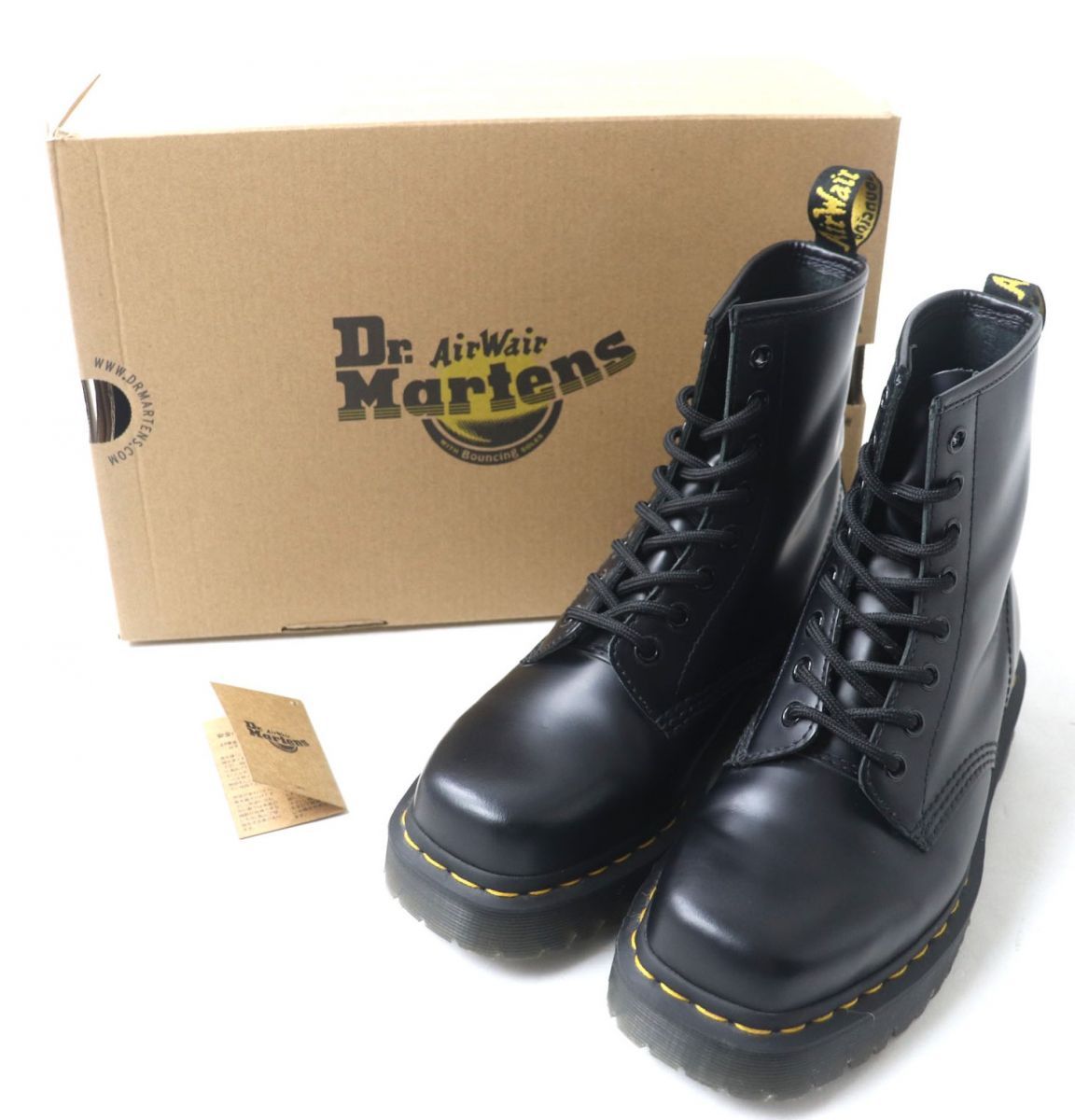 美品☆Dr.Martens ドクターマーチン 27886001 1460 BEX SQUARED 8