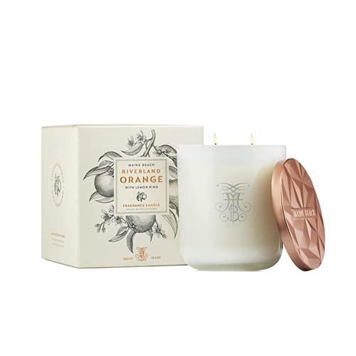 5営業日で発送 三和トレーディング マインビーチ リバーランドオレンジ キャンドル Candle Riverland Orange MAINE BEACH sa05507028 入数 6