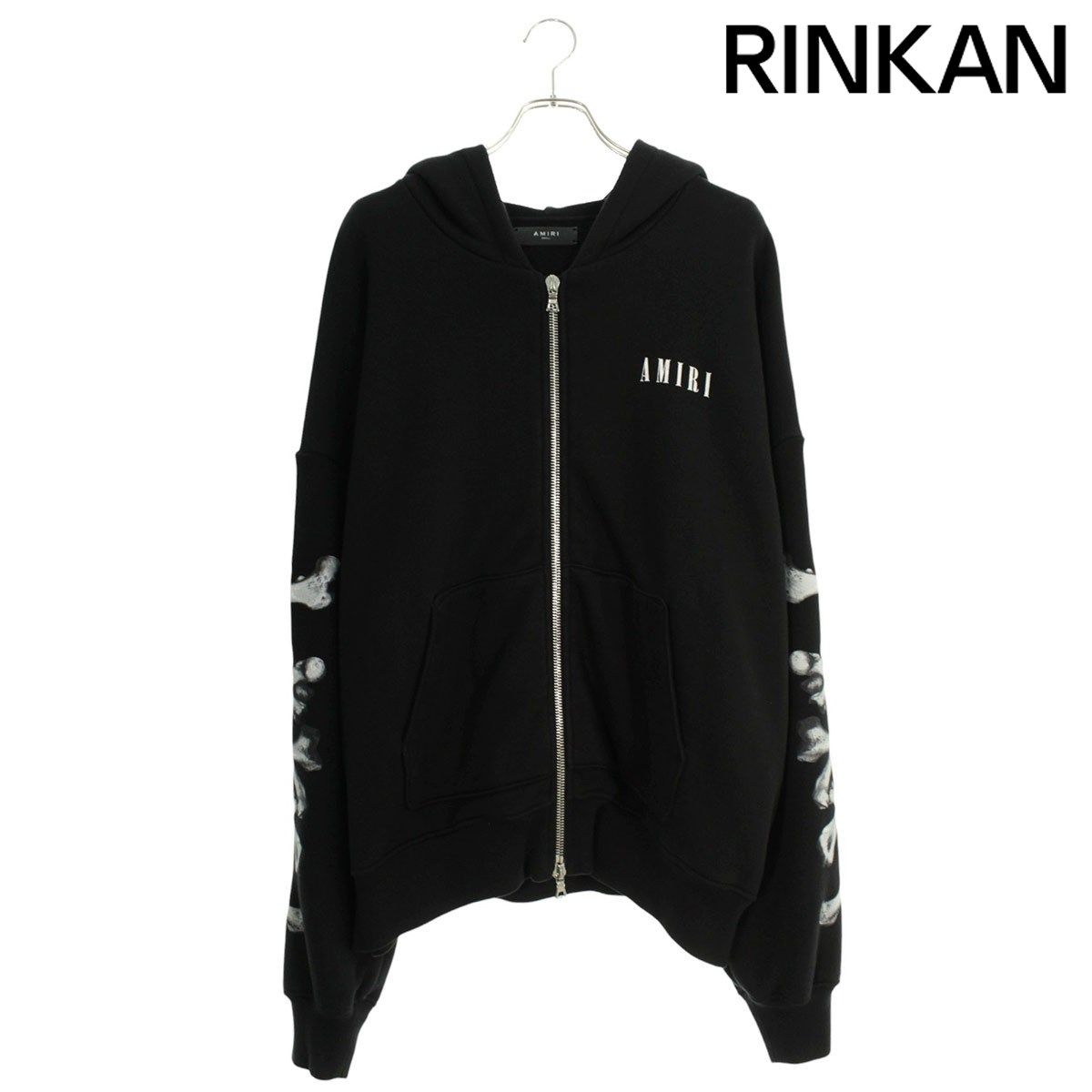 Amiri ボーンズフーディ｜オレンジボーンプリント ストリート