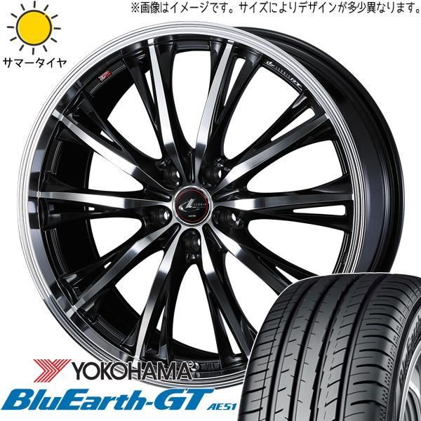 レクサスLBX 10系 245/45R19 ホイールセット | ヨコハマ ブルーアース AE51 u0026 レオニス RT 19インチ 5穴114.3 