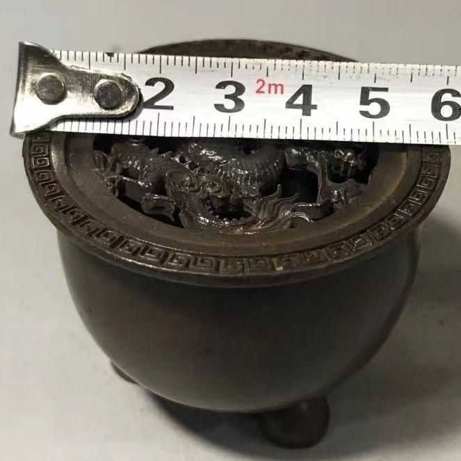 龍鳳香炉 銅細工 香道具 装飾品 工芸品 美術品 置物 - メルカリ