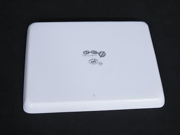 □極美品□ HERMES エルメス シェーヌダンクル スクエア プレート 皿