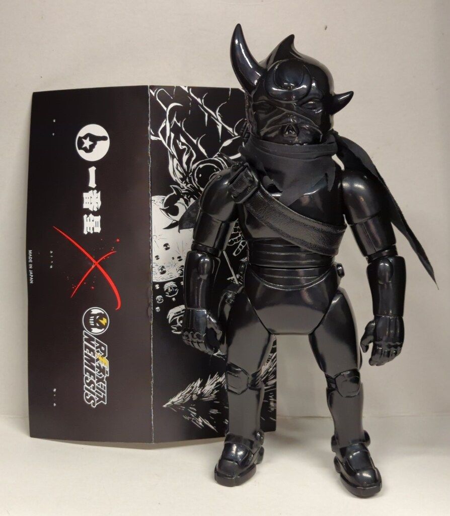 一番星/RX-NEMESIS 月光忍者 黒成型 ソフビ 日本製 希少 一番星玩具 X RX-NEMESIS 月光忍者 黒色成型