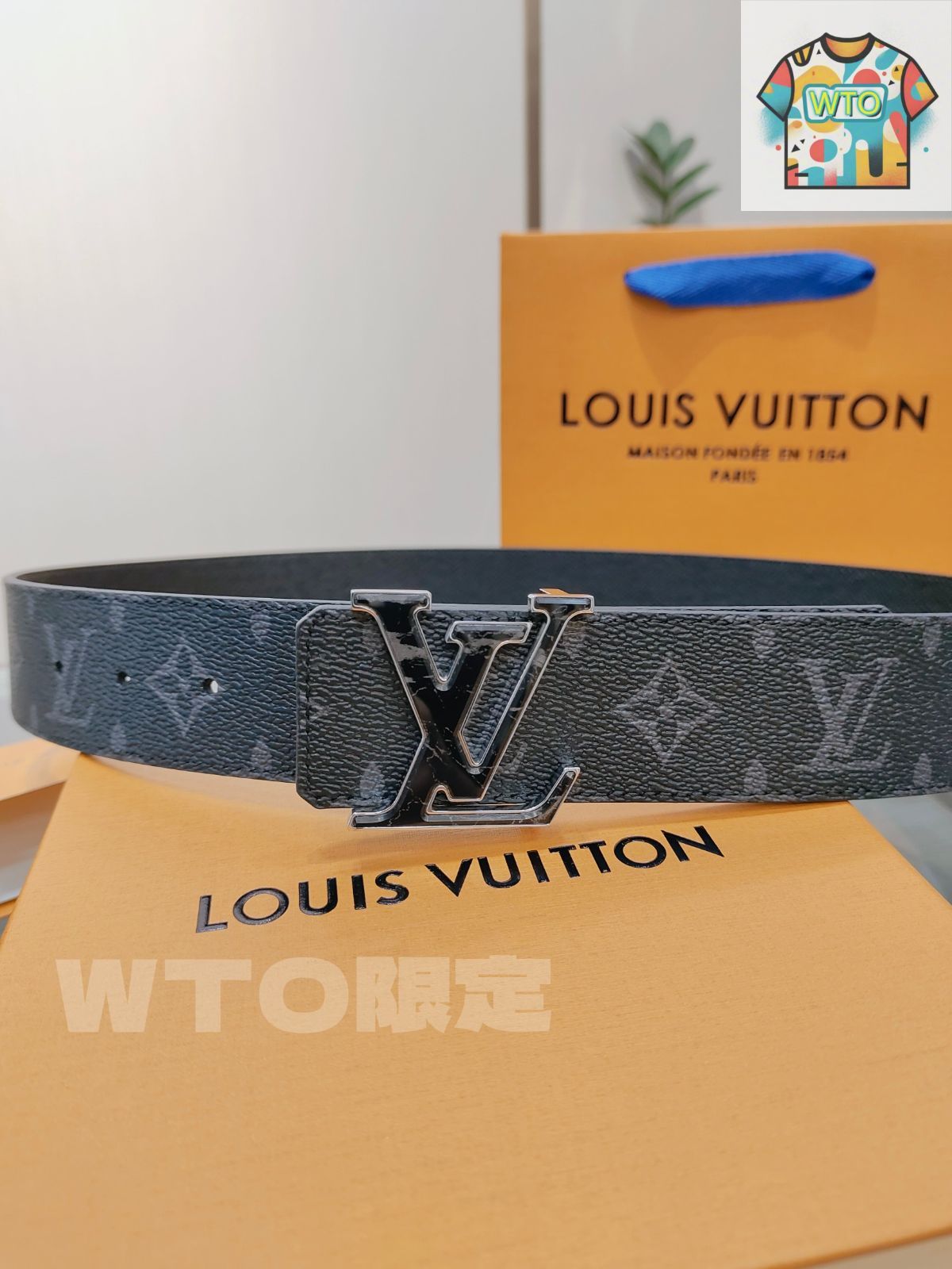 今日WTO】Louis Vuitton Monogram Reverse ダブルフェイスベルト