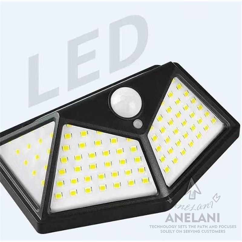 セットソーラーライト人感セキュリテ太陽光発電屋外照明駐車場防水屋外LEDセンサーライト自動点灯人感センサー防犯ライト