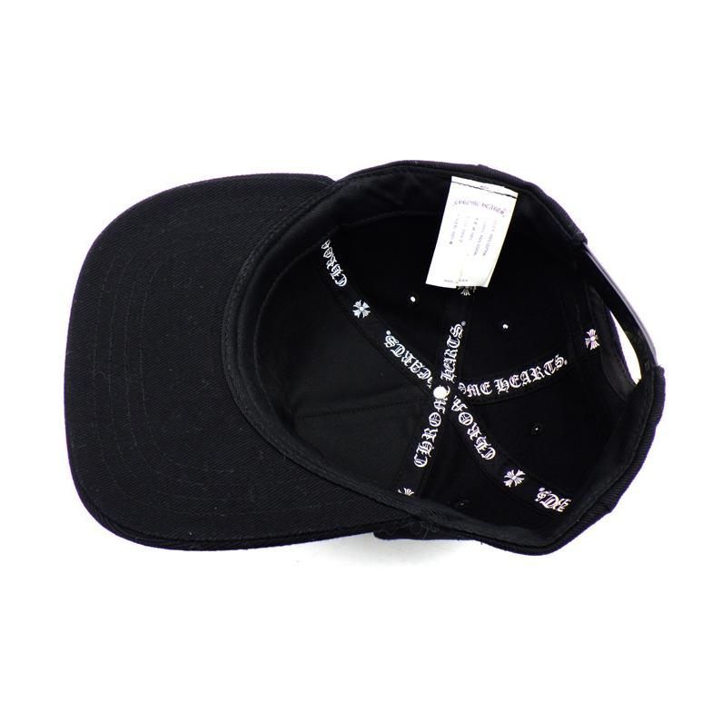 【新品】Chrome Hearts ヴァーティカル ロゴ デニム キャップ 新品】Chrome Hearts ヴァーティカル ロゴ デニム キャップ