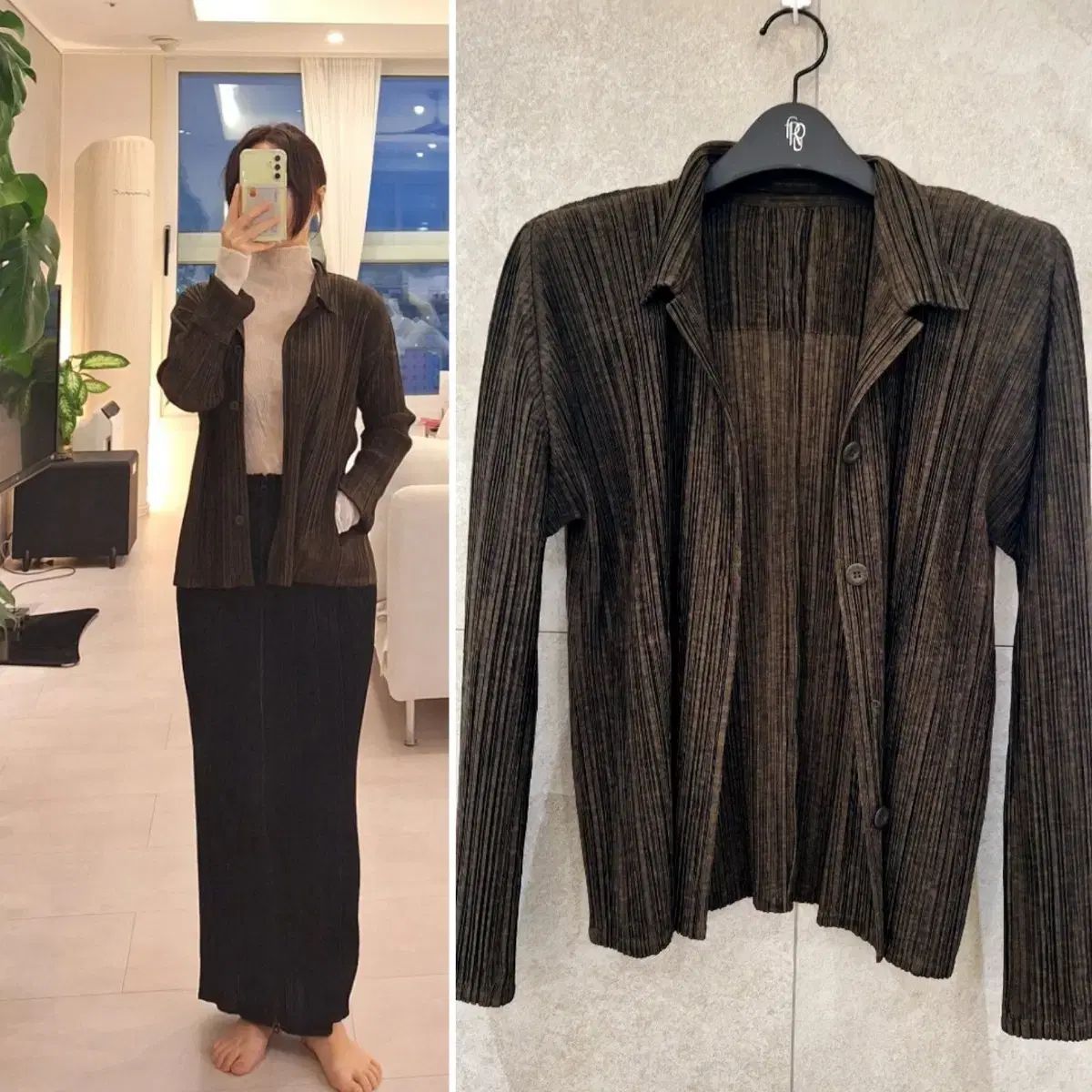 PLEATS PLEASE(プリーツプリーズ) ショートカーディガン ジャケット 
