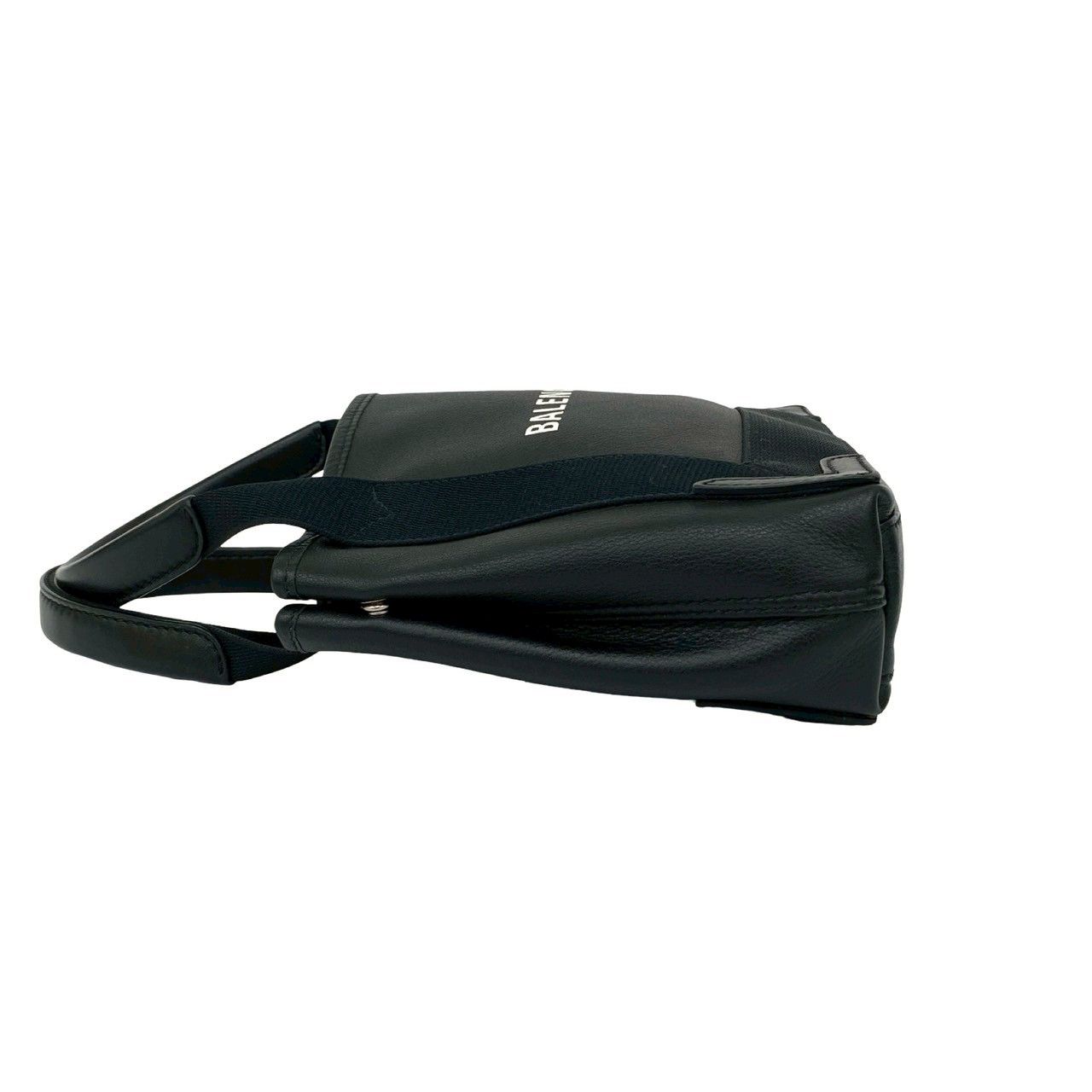 極 美品 BALENCIAGA バレンシアガ ネイビー カバス S レザー 本革 2way