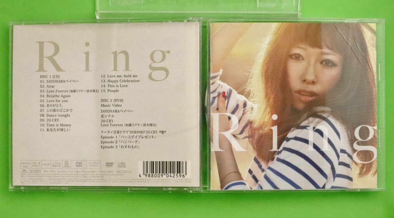 国内盤CD☆加藤ミリヤ/Miliyah Kato□ Ring(初回生産限定盤)(DVD付