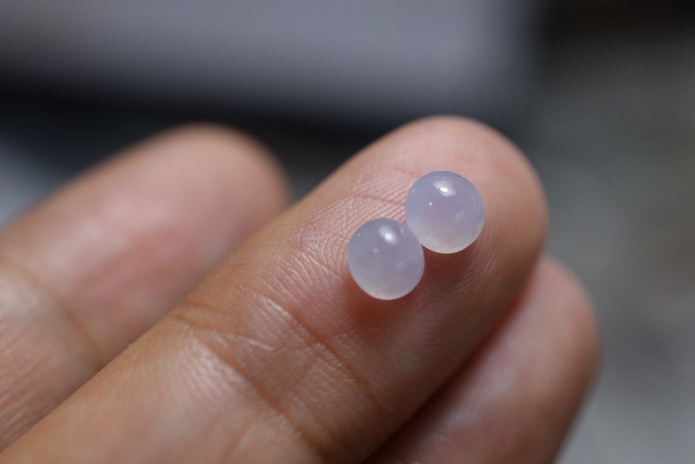 RS10-177 氷種 白氷 宝石質 ミャンマー産 天然 A貨 本翡翠 ルース 硬玉