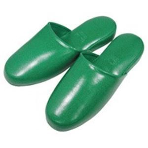  （まとめ）ニッポンスリッパ スリッパ 348918GN アニリンプラット L 
