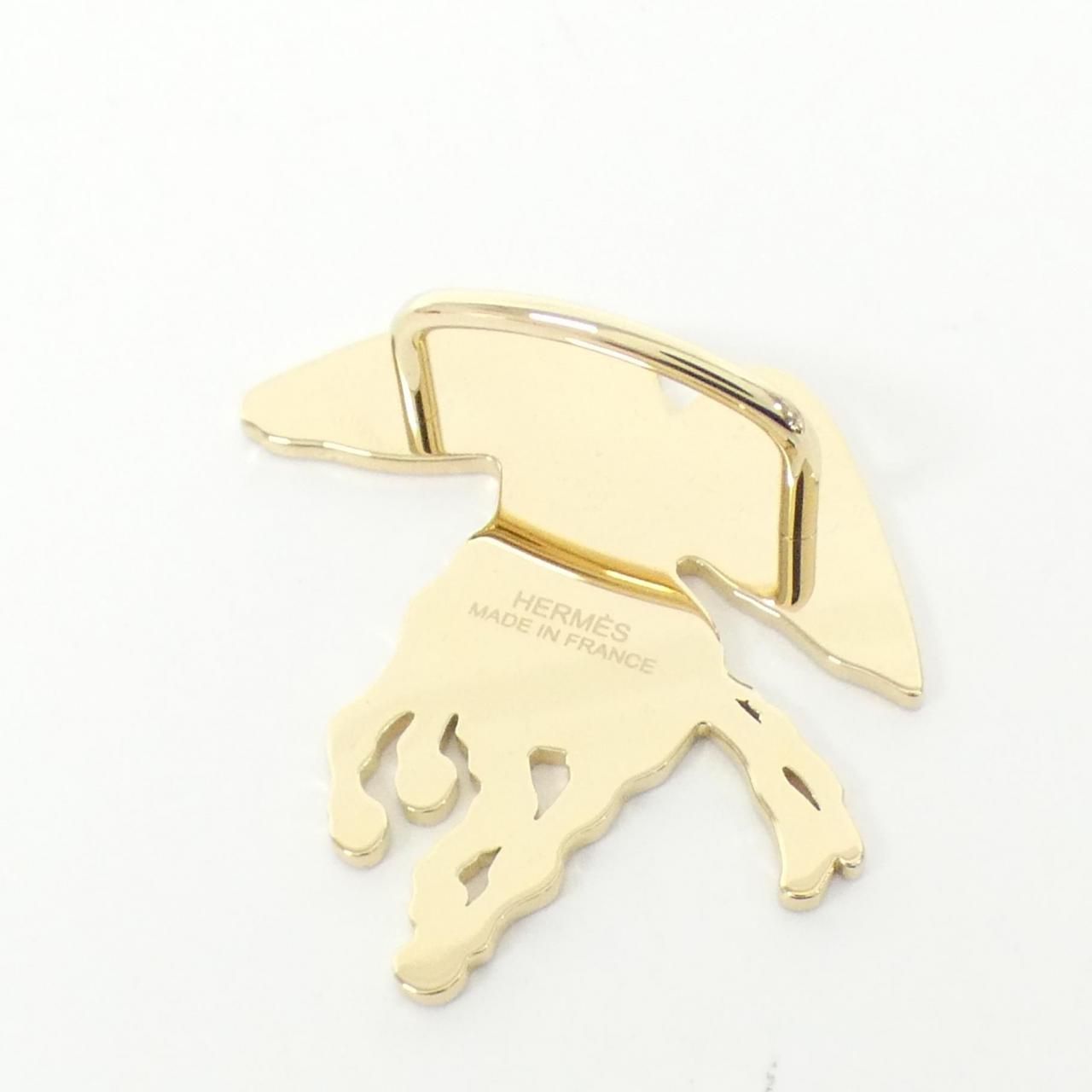 新品・未使用】エルメス スカーフリング ペガスグラヴェ ペガサス