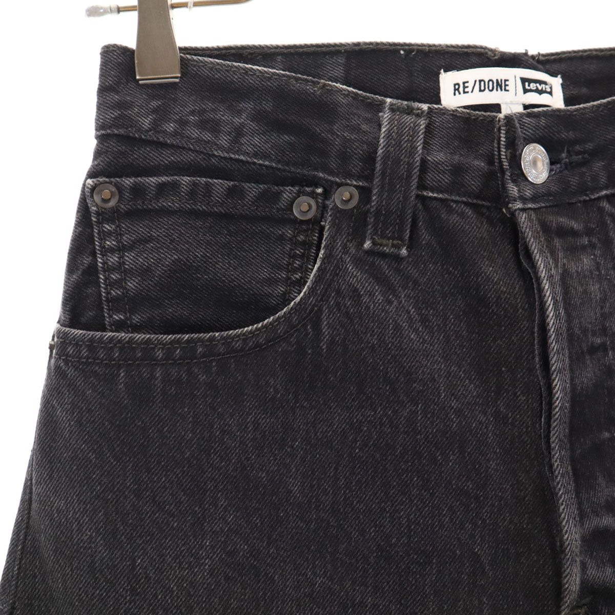 ワイドデニムパンツ W25