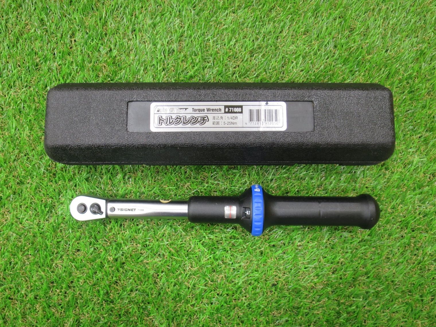 シグネット 1|4ドライブ トルクレンチ 5-25NM 71008