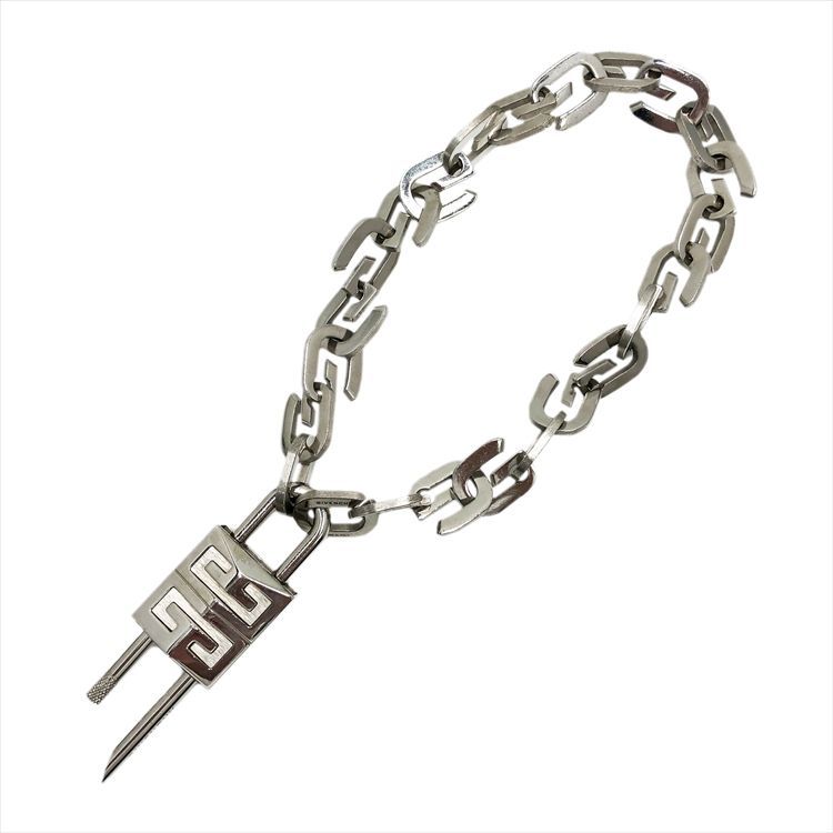 希少 黒入荷！ GIVENCHY Gリンク Necklace Chain Padlock G-link ジバンシー アクセサリー
