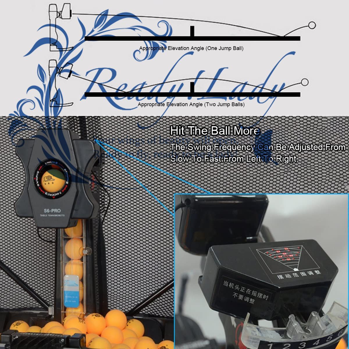 卓球ロボットピンポンボールマシン - ボールリサイクルキャッチ