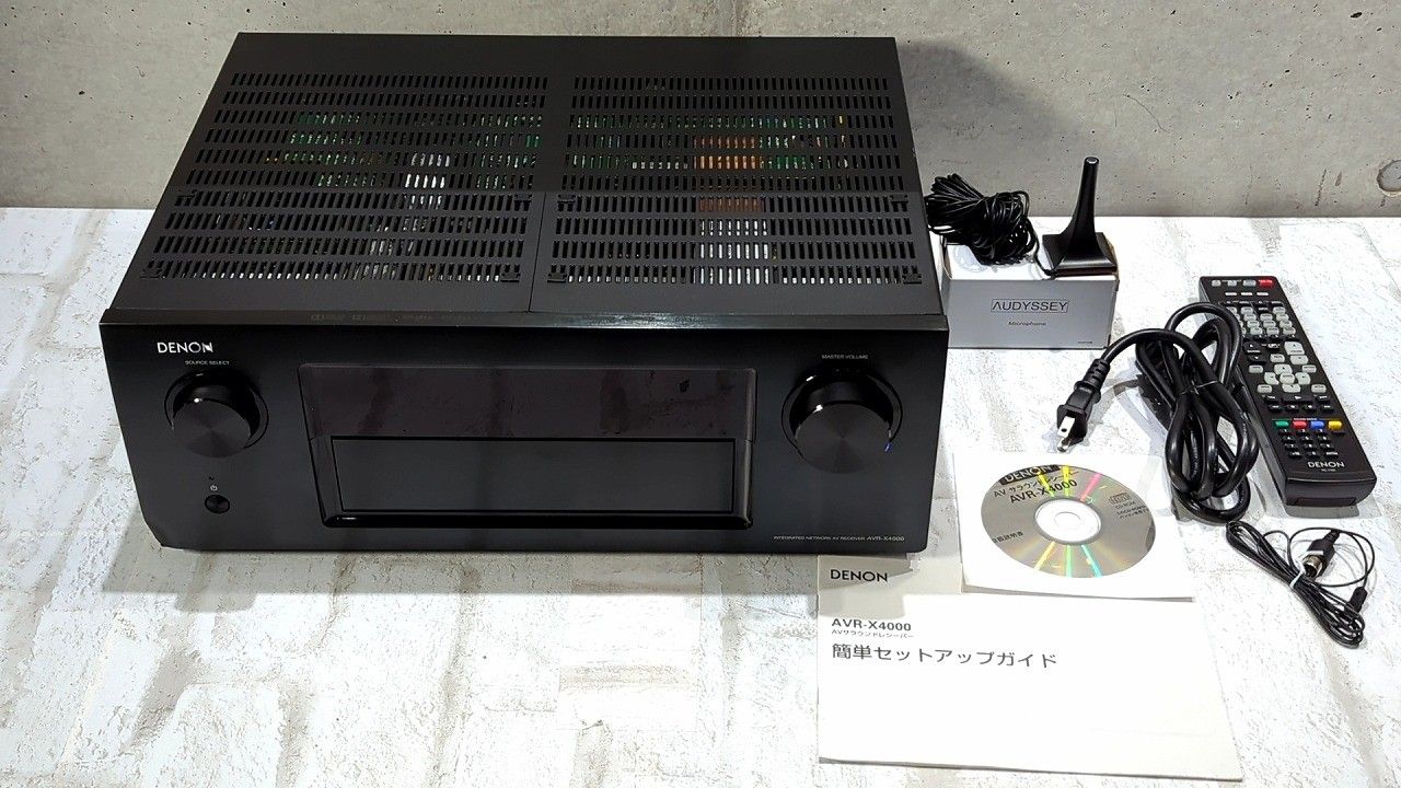 DENON 7.2ch AVサラウンドレシーバー AVR-X4000 DENON AVR-X4000 DENON 7.2ch AVサラウンドレシーバー AVR-X4000 DENON AVR-X4000