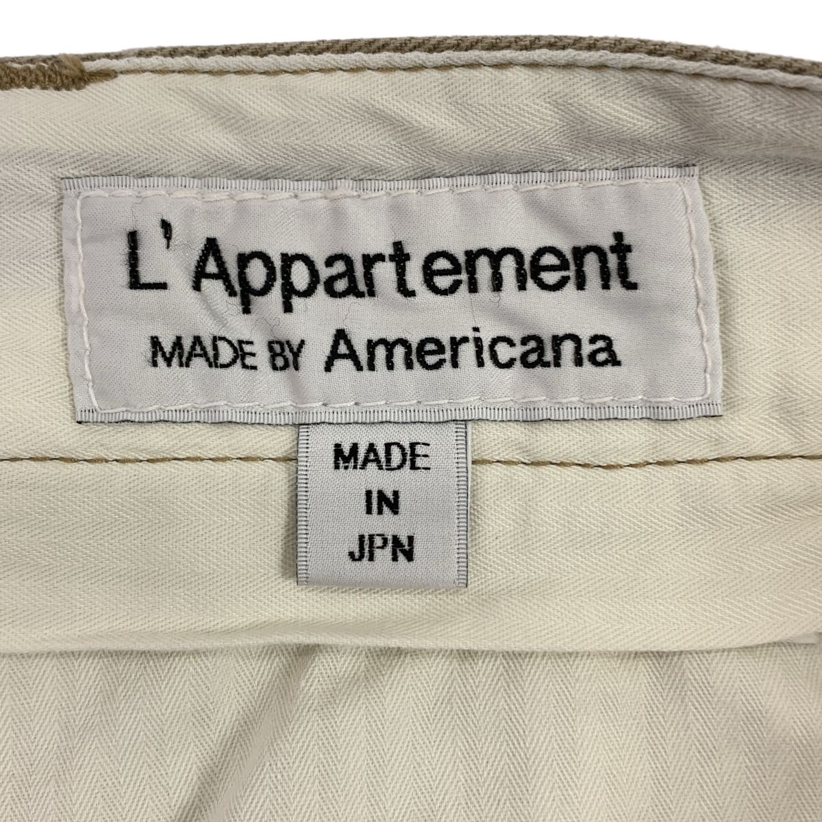 L'Appartement / アパルトモン | × AMERICANA チノパンツ | 34