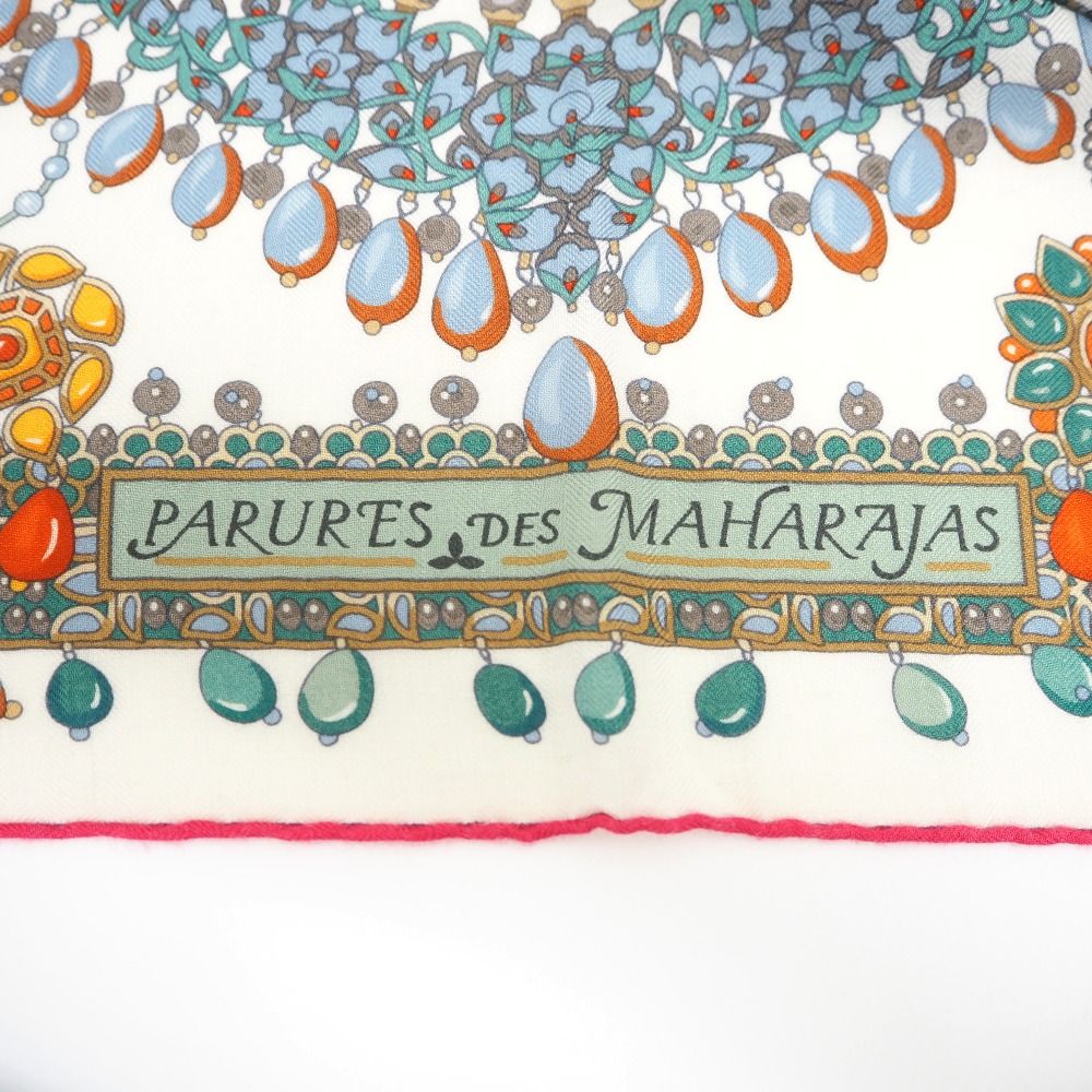HERMES カレ140 カレジェアン マハラジャの装身具　タグなし HERMES - 美品 エルメス HERMES カレ140 カレジェアン ストール