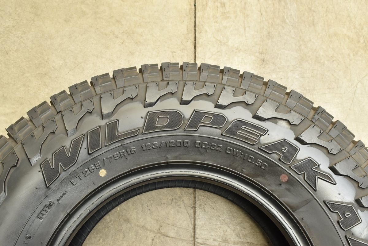 ギフトに最適。 バリ溝 ファルケン ワイルドピーク A T AT3W LT265 75R16 4本セット ランクル70 FJクルーザー ハイラックスサーフ パジェロ