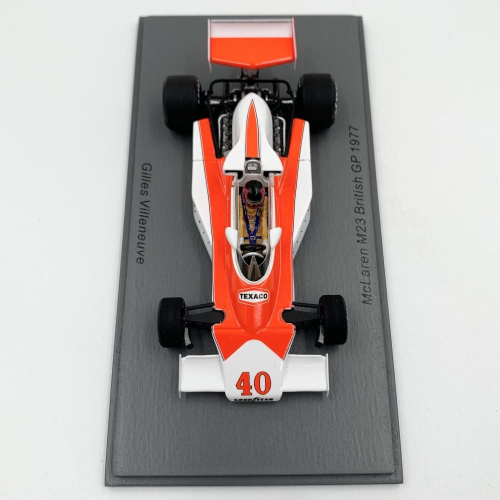スパーク 1/43 マクラーレン M23 イギリスGP 1977 G.ビルヌーブ スパーク 1/43 マクラーレン M23 イギリスGP 1977 G.ビルヌーブ