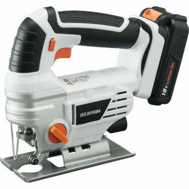 アイリスオーヤマ ジグソー 充電式 コードレス 充電器 バッテリー 付き 高速細断 モード付き18V JJS181