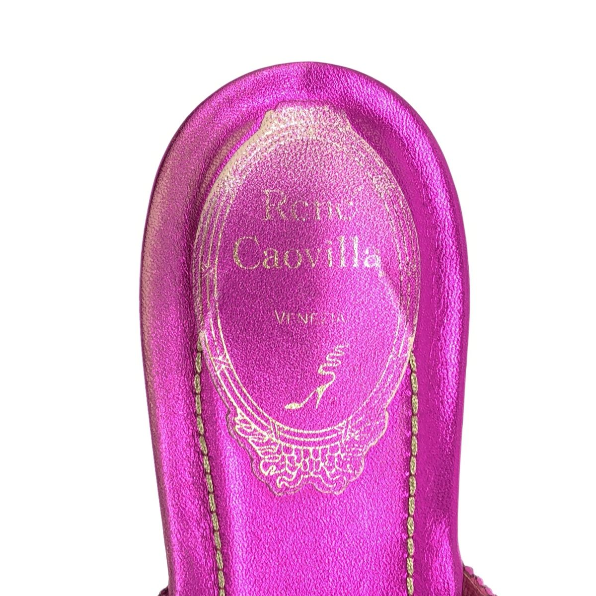 RENE CAOVILLA レネ カオヴィラ ビジューストラップサンダル