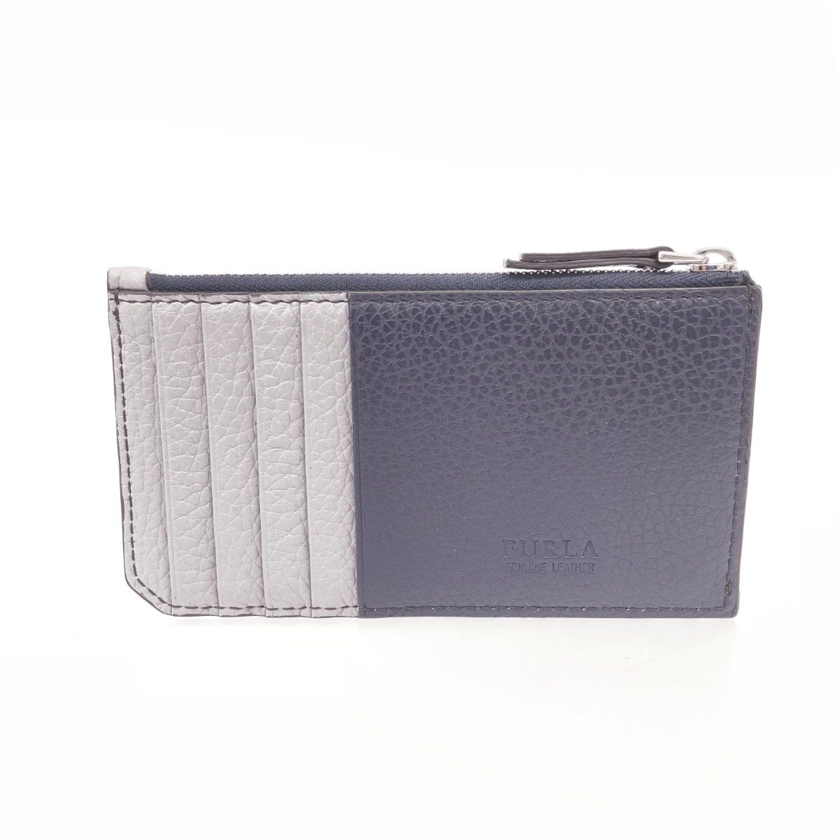 新品　フルラ　FURLA グレー コインケース 収納袋付き 新品フルラFURLA グレー コインケース 収納袋付き