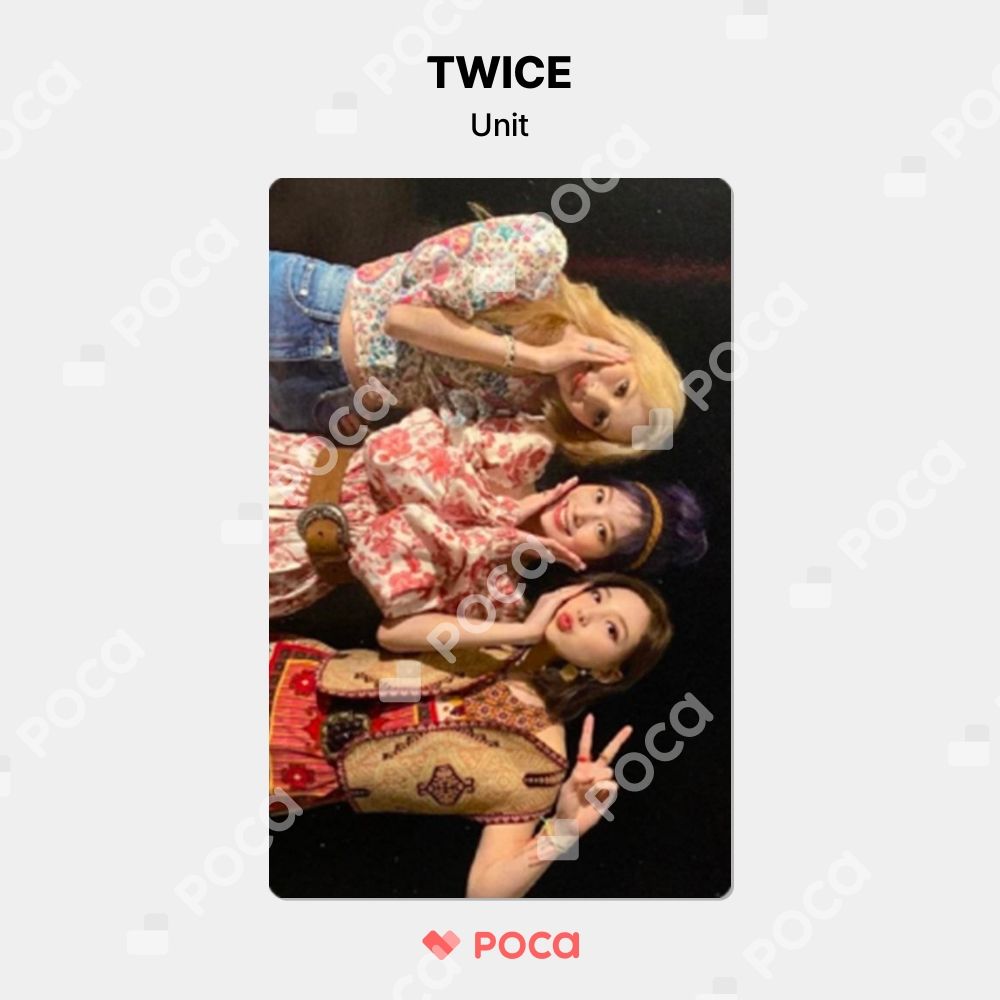 TWICE ユニット トレカ MORE&MORE 公式 トレカ - メルカリ