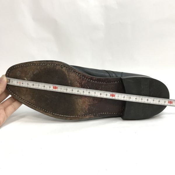 90s/Vintage☆Florsheim/フローシャイム☆Uチップ【10D/27.5/黒】青窓