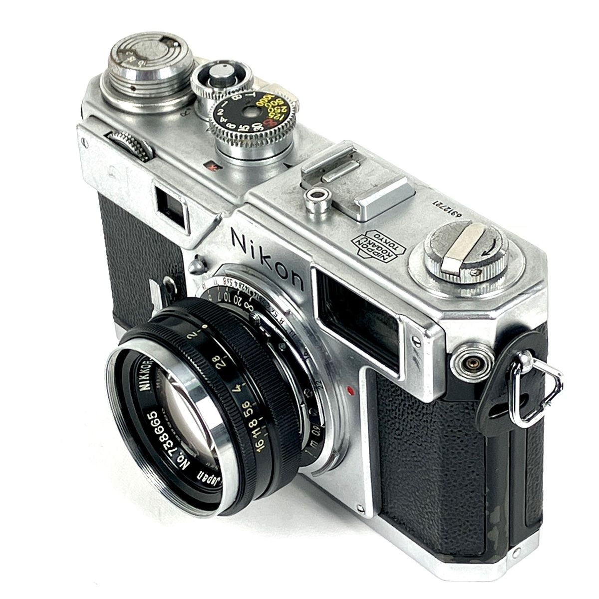 フィルムカメラ Nikon S3 Rangefinder + NIKKOR-H.C 5cm F2 人気の新作 + Rangefinder S3 Nikon NIKKOR-H.C F2 5cm フィルム