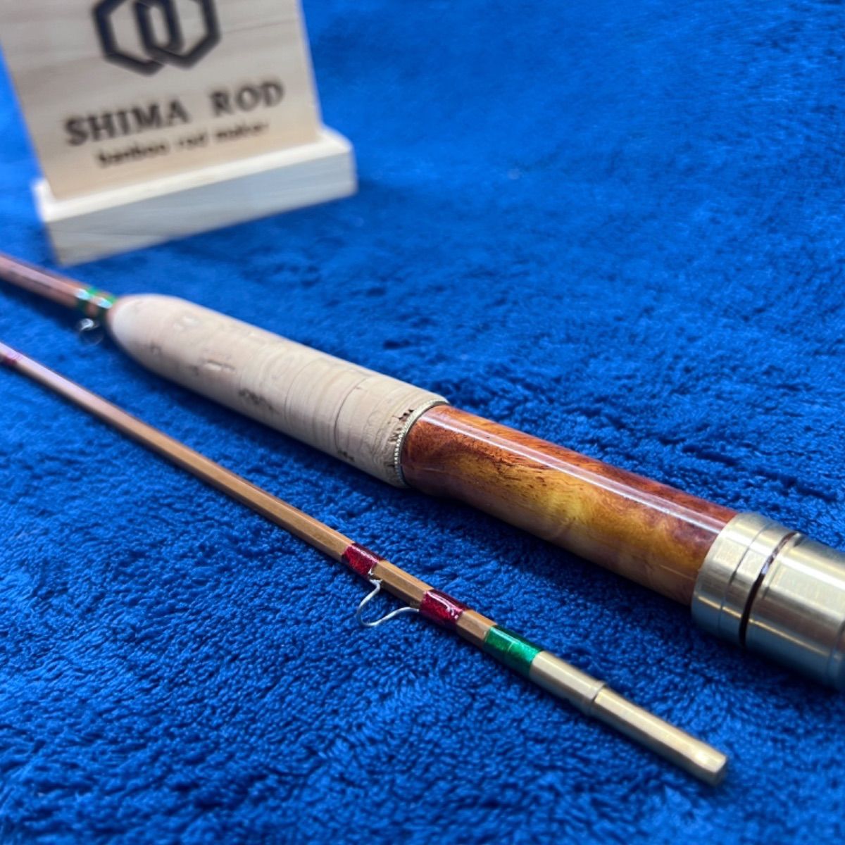 最新作 SHIMA ROD バンブーロッド7ft3inc 2pc＃3 フルビルドバンブー 