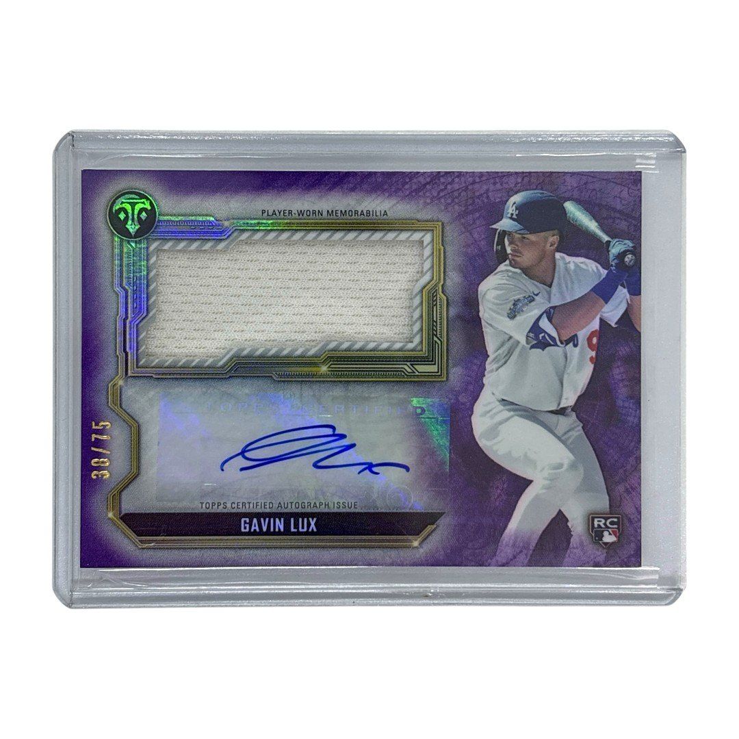 TOPPS MLBカード TRIPLE THREADS GAVIN LUX LOS ANGELES DODGERS 38/75  