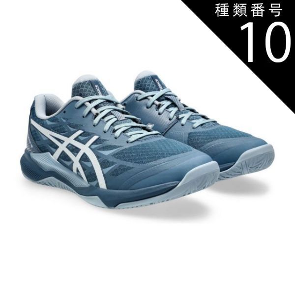 種類10 29.5cm 取寄せ アシックス シューズ GEL-TACTIC 12 ビンテージインディゴ|ホワイト 1073A059-401ゲル タクティク インドアスポーツ ユニセックス 男女兼用 ASICS