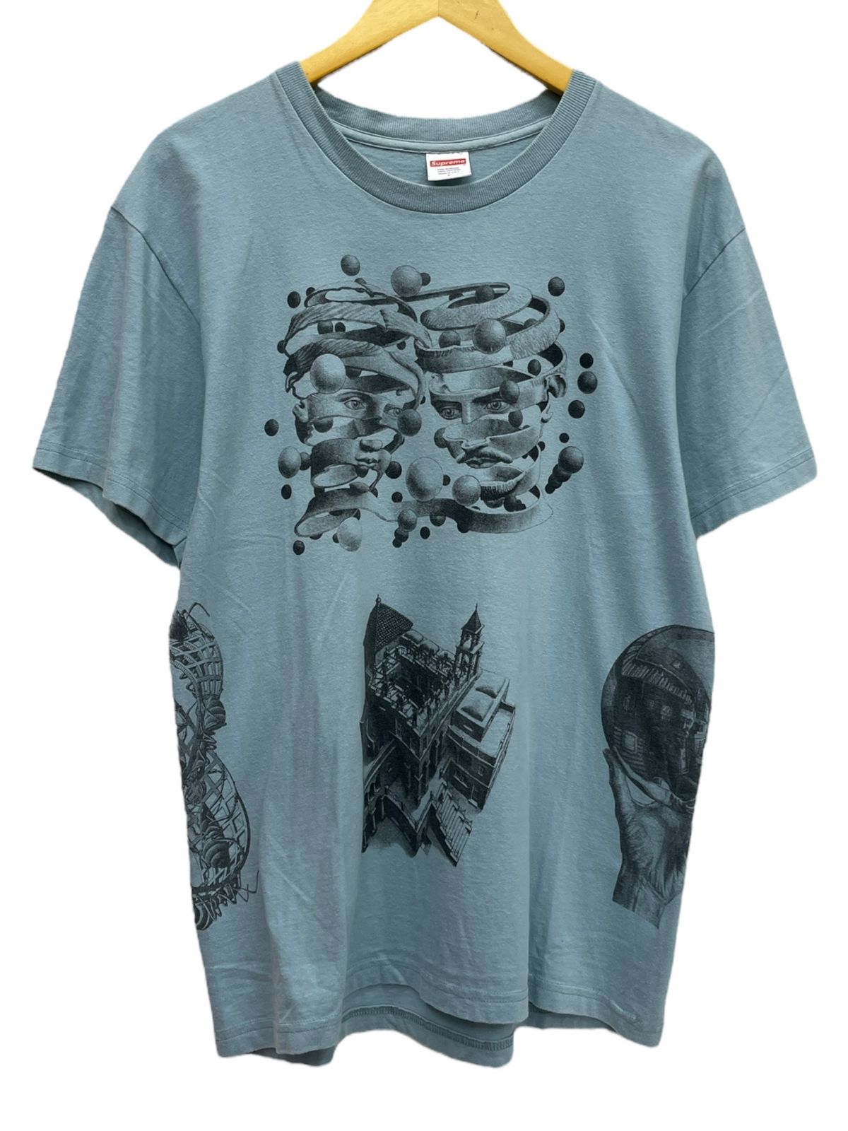 Supreme M.C. Escher Collage Tee エッシャー L Supreme MC Escher Collage Tee White Men's - SS17 - US