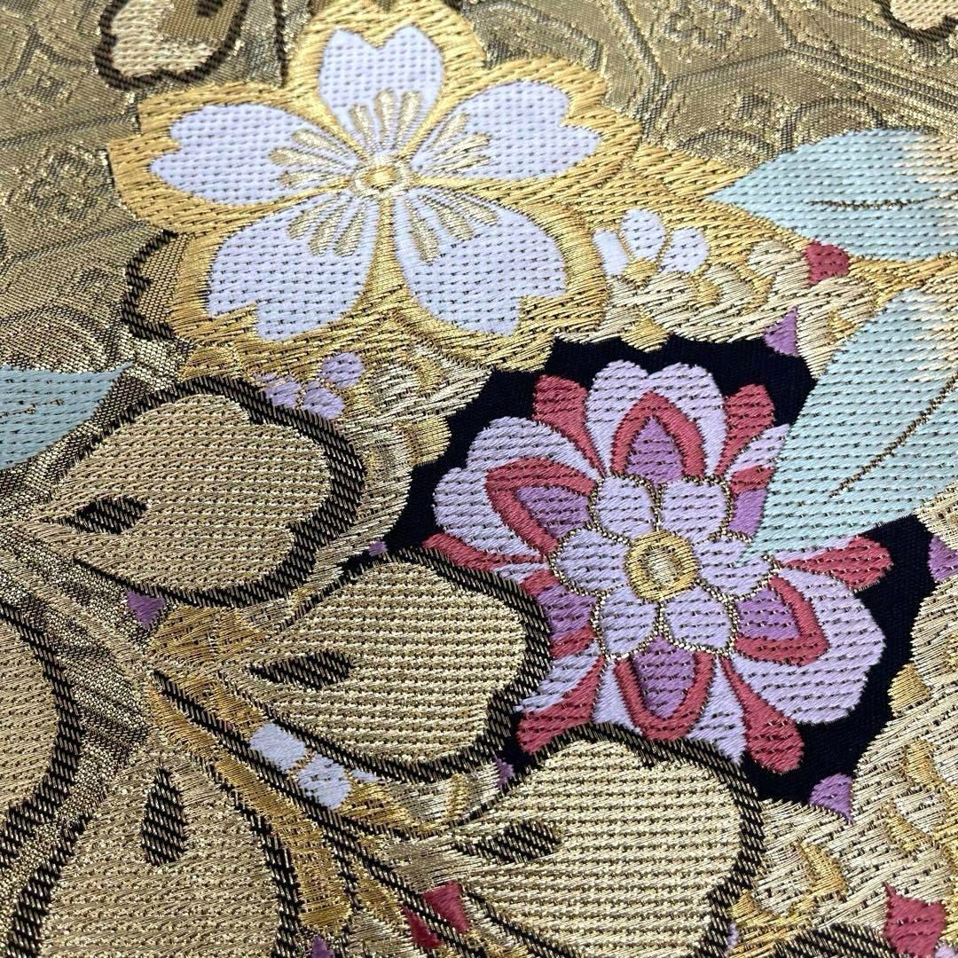 しぽりん様専用です❣️【着物と帯 時流】F343◇正絹 袋帯◇長尺 黒色 