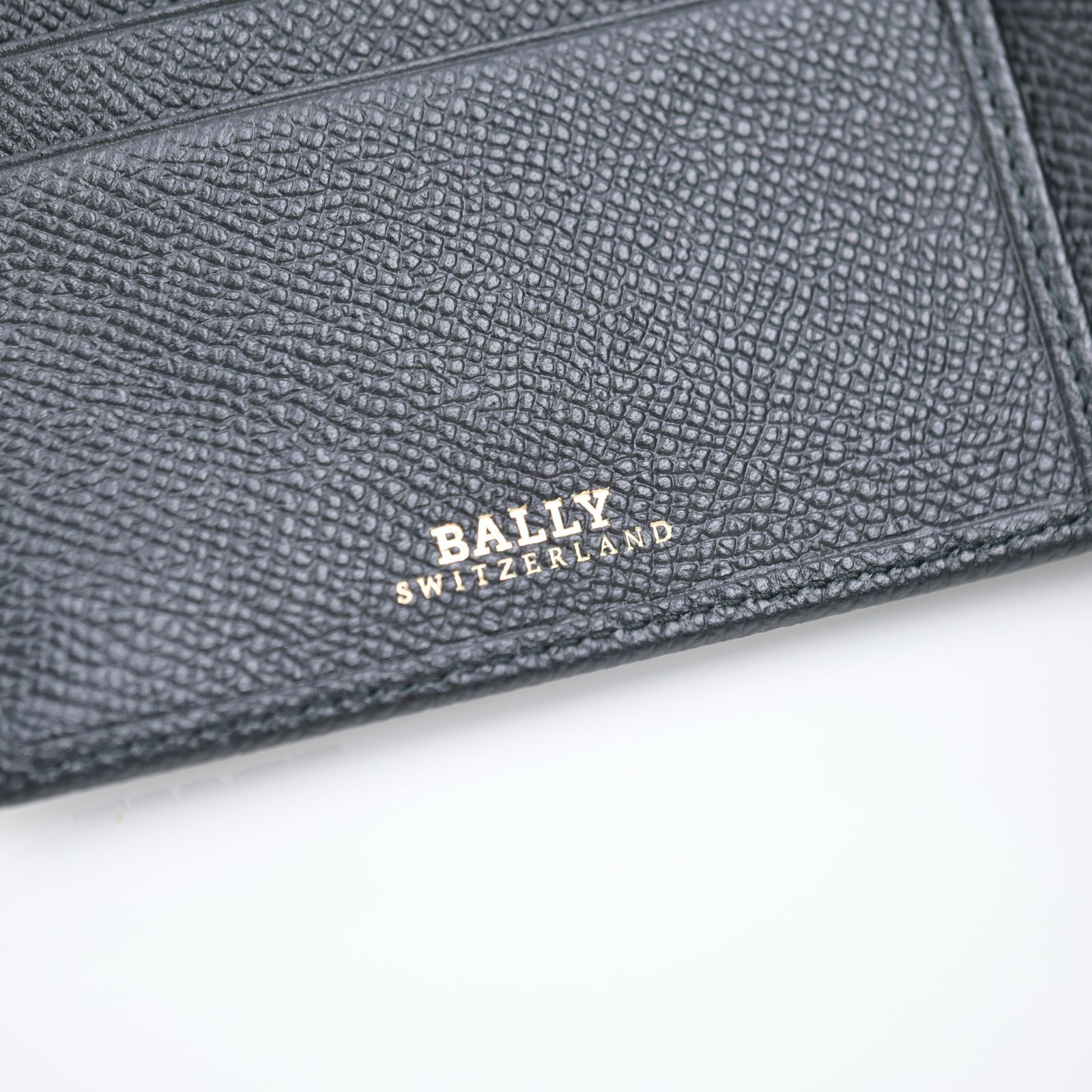 BALLY/バリー メンズ 二つ折り財布 小銭入れあり 本革 グレイン型押し