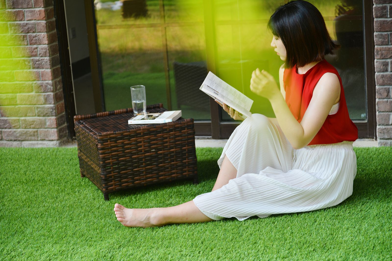 15 割 人工芝 ロール 2m×10m 芝丈35mm 高密度 透水穴付き 4色 WWW_GEBZETESISAT_COM_TR