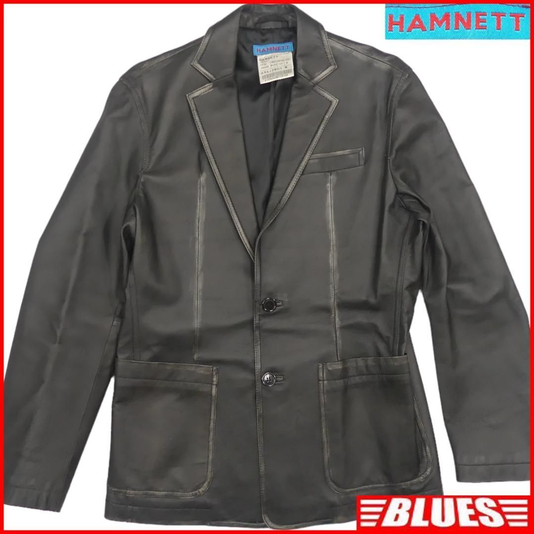 HAMNETT ハムネット テーラードジャケット レザー M 本革 NR3658 HAMNETT ハムネット テーラードジャケット レザー M 本革 NR3658