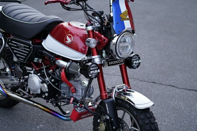 モンキー125 PIAAドライビングランプ 9.4W LEDホワイト BRIGHTFACE_UK