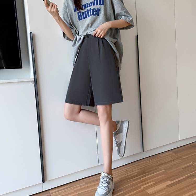 新品未使用　ローヘン　lohen タブルウェスト　ハーフパンツ 送料無料 ハーフパンツ 夏 レディース ワイドパンツ ストレート
