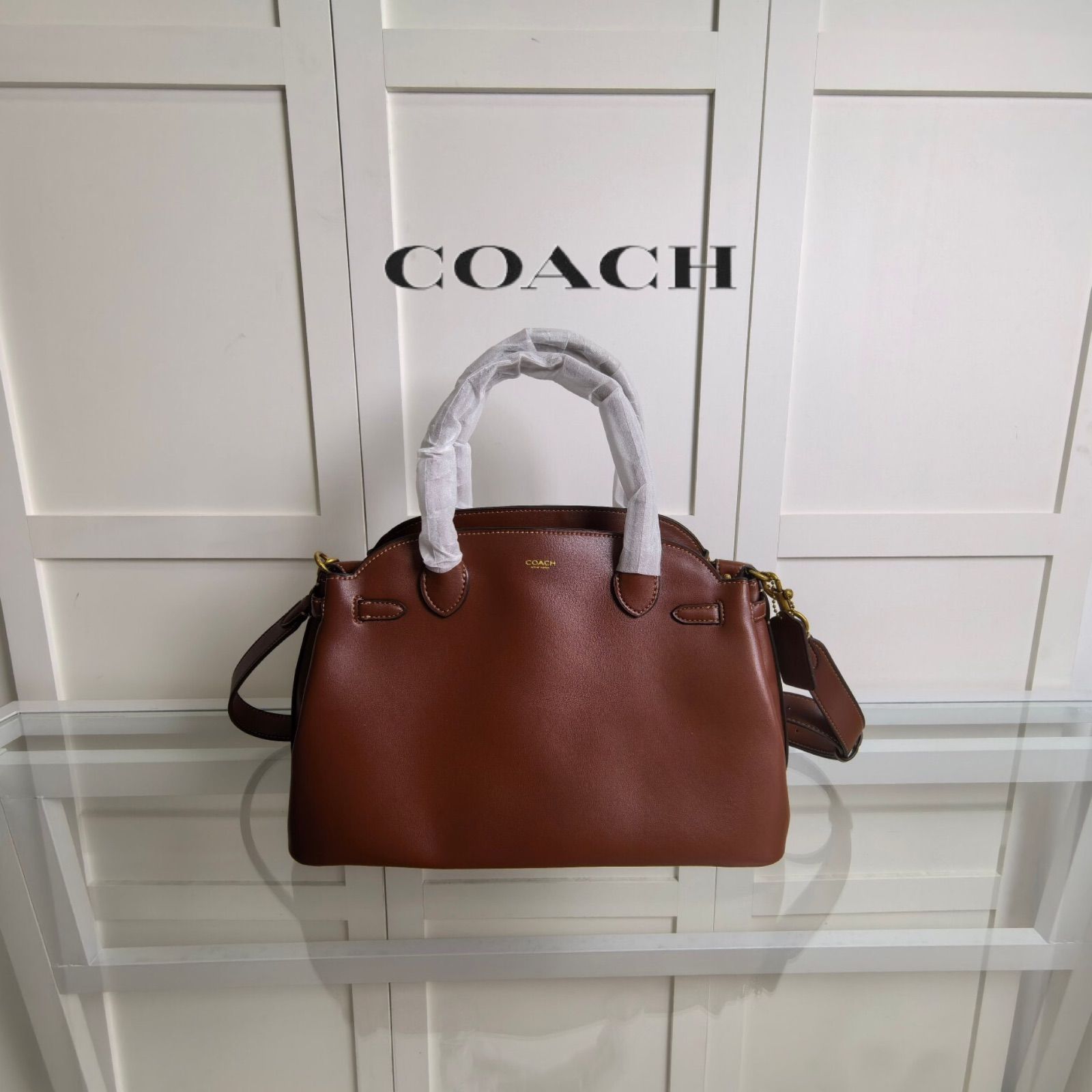 Coach 新品 CU218 エンパイア キャリーオール ハンドバッグ