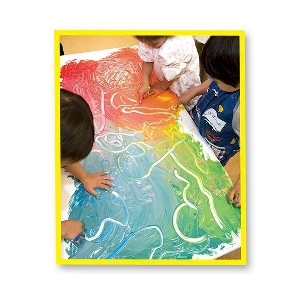 (まとめ) ぺんてる ゆびえのぐ 650g きみどりWHGT17 1本 〔×10セット〕