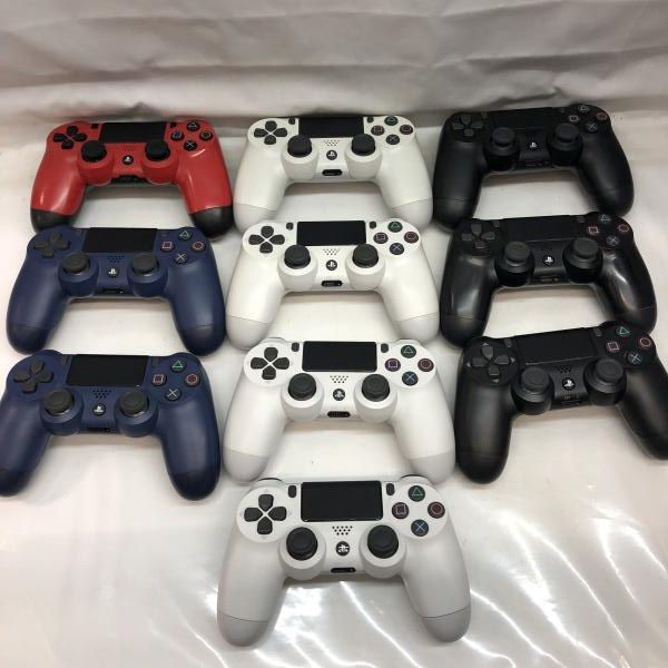 ｹﾞｰﾑOP ｼﾞｬﾝｸ PS4ｺﾝﾄﾛｰﾗｰ 10個まとめ 動作未保証 22 240022199590