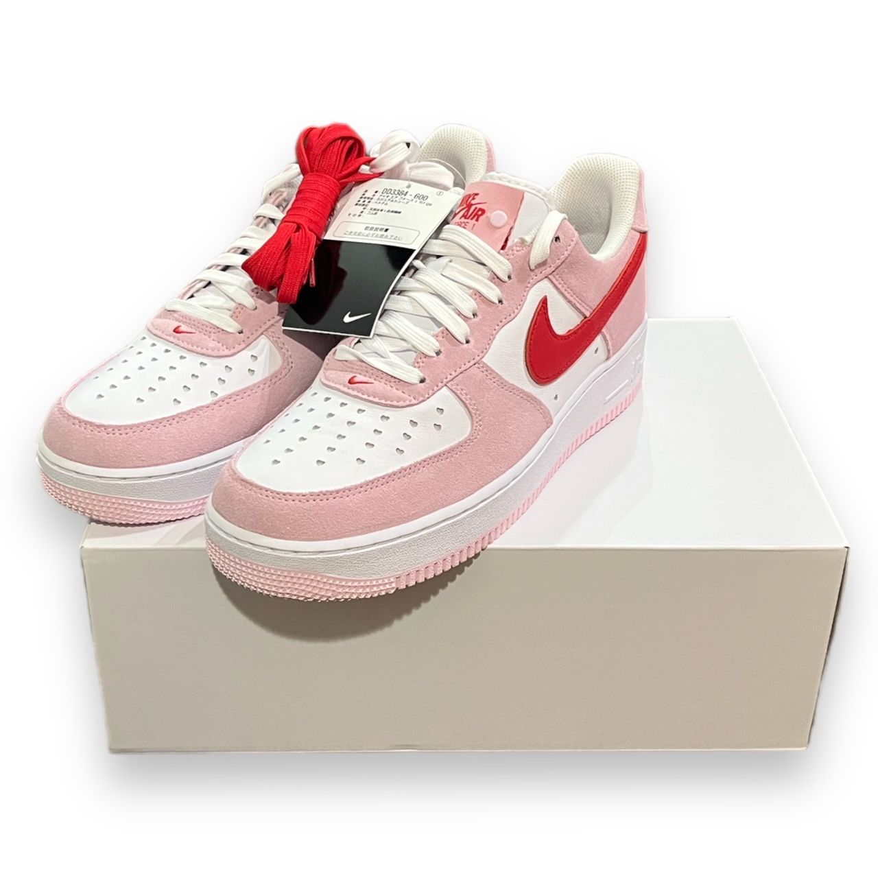国内正規 新品 NIKE AIR FORCE 1 07 QS VALENTINES DAY TULIP PINK 